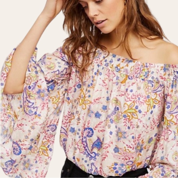 Free People Tops - Free People Free Spirit Off Shoulder Bell Sleeve Top